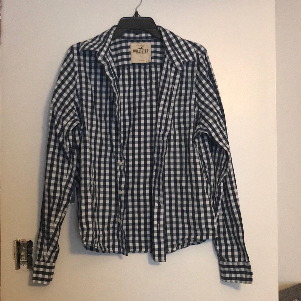 Hollister plaid button down